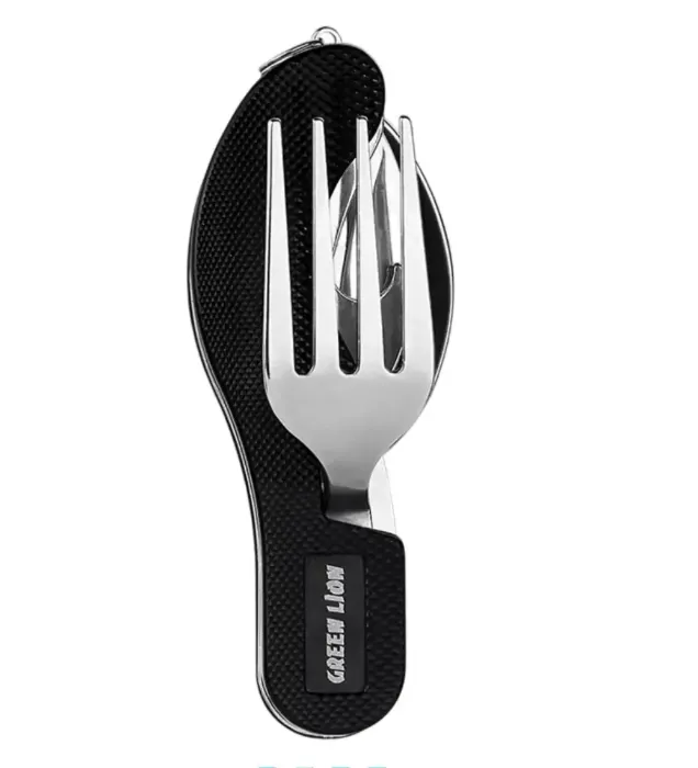 تصویر  ست قاشق چنگال مسافرتی گرین لاین مدل Cutlery Set