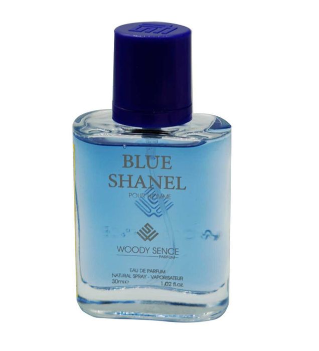 تصویر  عطر جیبی مردانه وودی سنس مدل بلو شنل 30 میلی لیتر