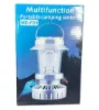 تصویر  چراغ کمپینگ شارژی خورشیدی و پنکه مدل MD-F01