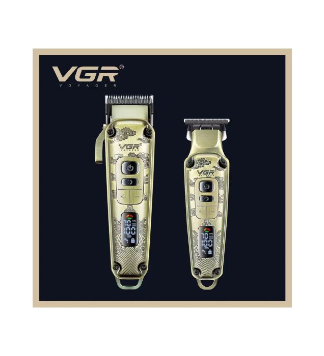 تصویر  ماشین اصلاح سر و صورت وی جی ار مدل V-643 به همراه 5V adapter