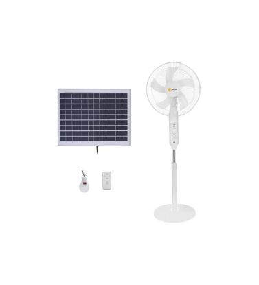 تصویر  پنکه ایستاده اسپاد مدل SOLAR_FAN به همراه پنل خورشیدی