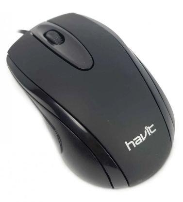 تصویر  ماوس با سیم هویت مدل HV-MS753