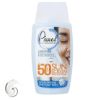 تصویر  کرم ضدآفتاب بی رنگ پیکسل با 50 SPF مناسب پوست جوشدار و چرب 50 میلی لیتر