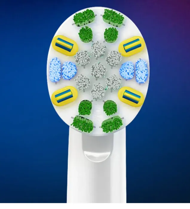 تصویر  سری یدک مسواک برقی اورال بی مدل Floss Action بسته 4 عددی