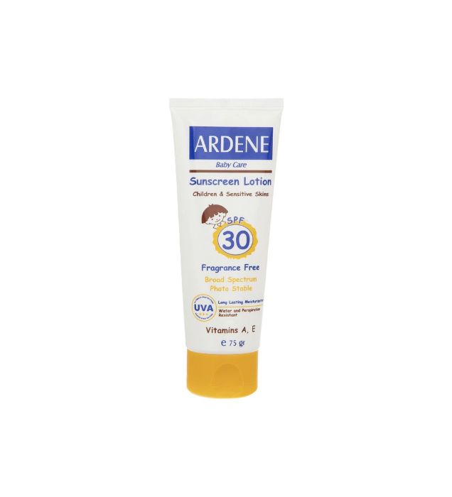 تصویر  کرم ضد آفتاب  آردن با SPF 30 مدل پوست حساس حجم 75 میلی لیتر
