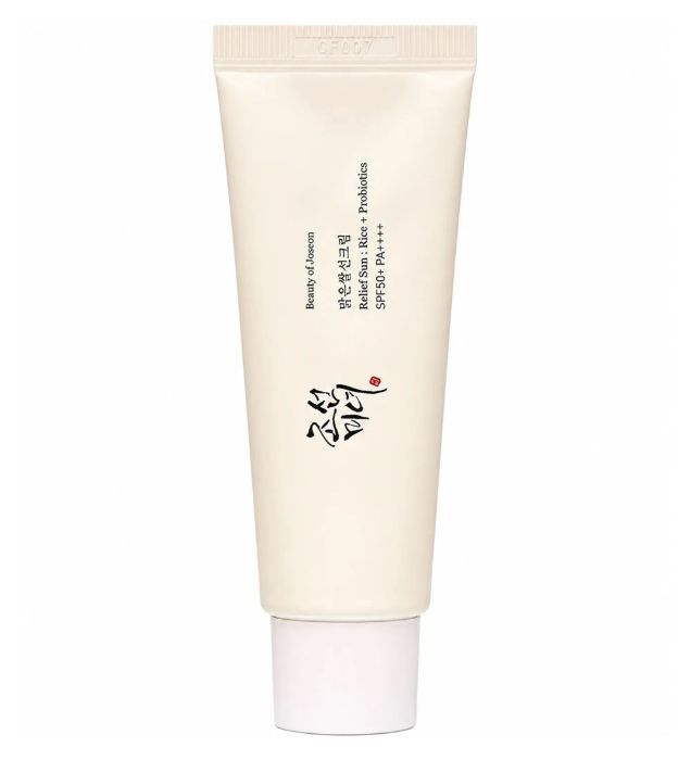 تصویر  کرم ضدآفتاب بی رنگ بیوتی آف جوسان با 50 SPF مدل Relief Sun مناسب انواع پوست 50 میلی لیتر