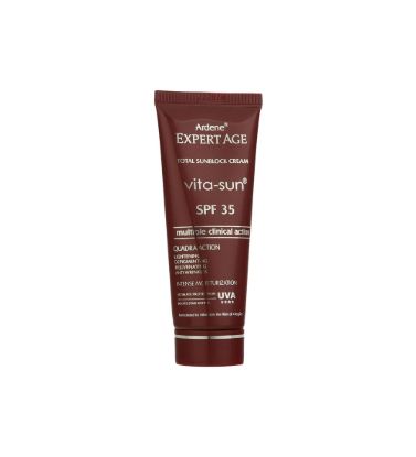 تصویر  کرم ضد آفتاب بی رنگ آردن با SPF 35 مدل  Expert Age مناسب پوست معمولی حجم 45 میلی لیتر