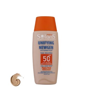 تصویر  کرم ضد آفتاب رنگی آردن سولاریس مدل Unifying Newgen با SPF 50 مناسب انواع پوست بژ روشن حجم 75 میلی لیتر