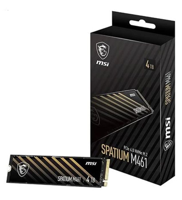 تصویر  هارد دیسک اینترنال ام اس آی مدل SPATIUM M461PCIe 4.0 NVMe M.2 ظرفیت 4 ترابایت