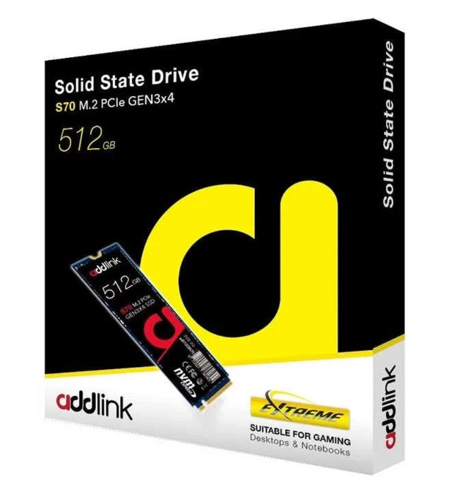تصویر  هارد اینترنال اس اس دی ادلینک مدل S85 PCIe Gen4 NVMe ظرفیت 512 گیگابایت