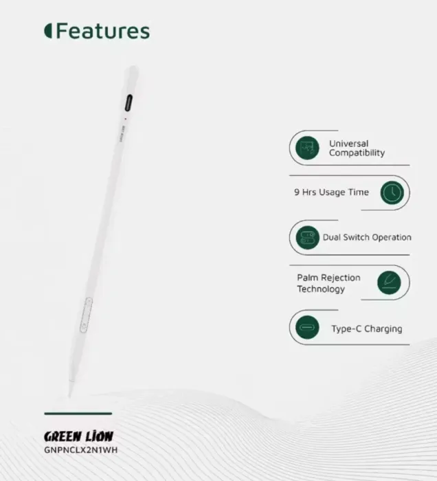 تصویر  قلم لمسی گرین لاین مدل GL-PEN6