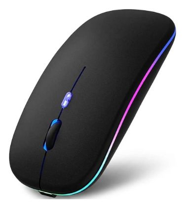 تصویر  ماوس بی سیم مدل Slim RGB