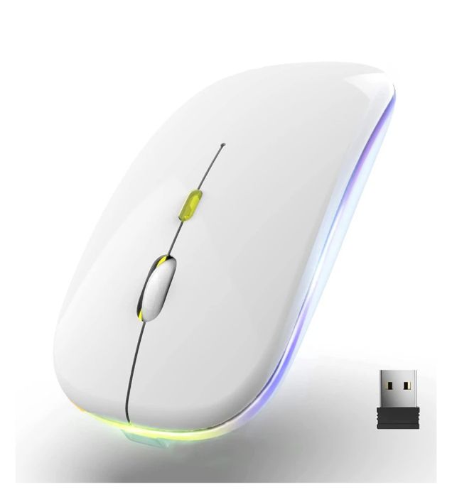 تصویر  ماوس بی سیم مدل Slim RGB