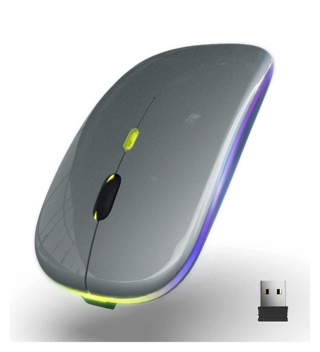 تصویر  ماوس بی سیم مدل Slim RGB