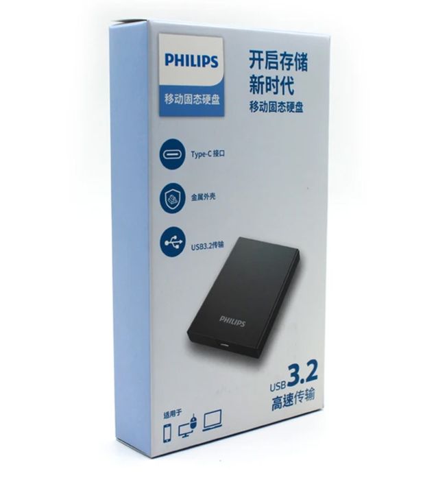 تصویر  هارد SSD اکسترنال فیلیپس مدل FM51PS051S ظرفیت 256 گیگابایت