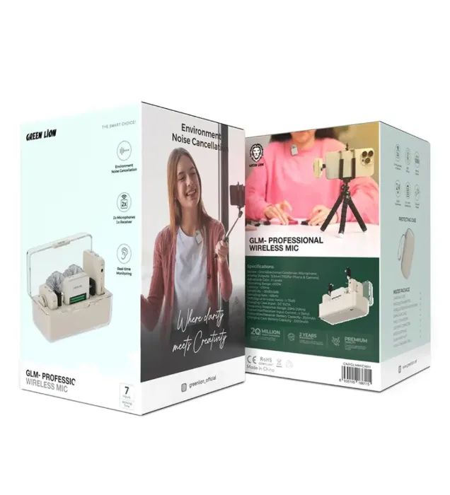 تصویر  میکروفون بلوتوثی حرفه ای گرین لاین مدل GNPGLMMICBK