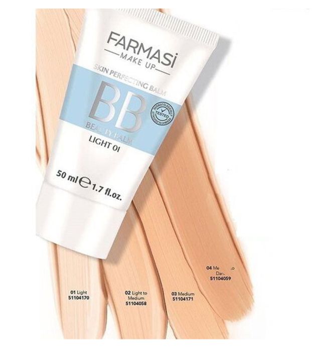 تصویر  کرم پودر بی بی مایع فارماسی شماره 02 مناسب برای انواع پوست حجم 50 میلی‌لیتر با 15 SPF