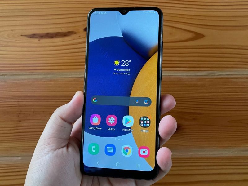 کیفیت نمایش گوشی A03 سامسونگ